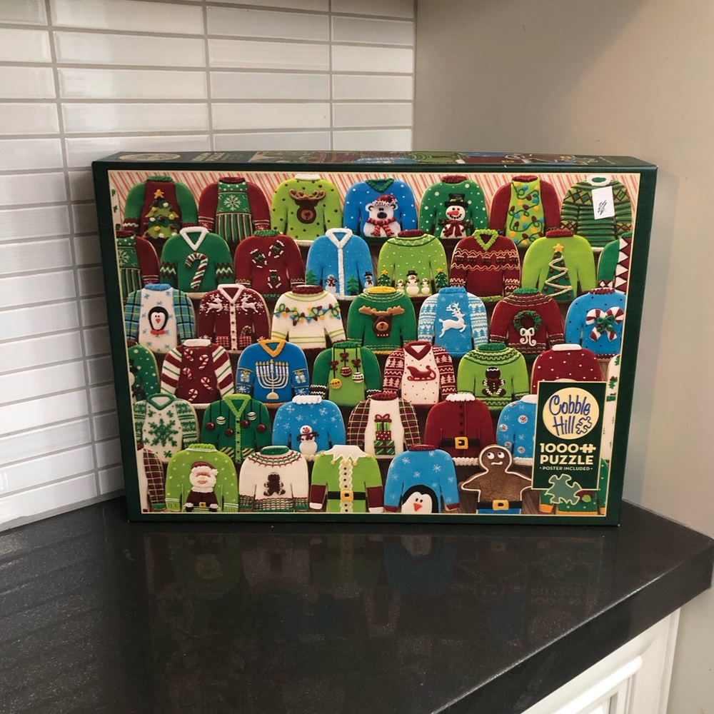Cobble Hill Ugly Xmas Sweaters 1000 piece puzzle